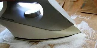 Astuce : comment nettoyer votre fer à repasser après une brûlure d’habit