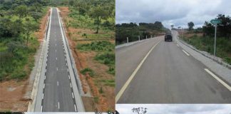Route Yoko-Lena. Les travaux sont achevés sur cette section de la Nationale n°15