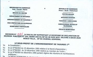 Rebelote : La Grande Palabre à nouveau interdite